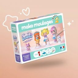 Mako Moulage Mes amis Kawaï MAKO Créations Ikaipaka jeux &