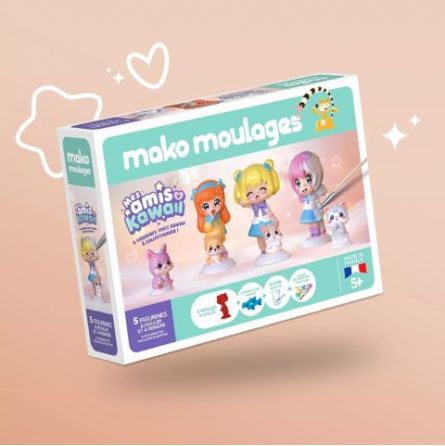 Mako Moulage Mes amis Kawaï MAKO Créations Ikaipaka jeux &