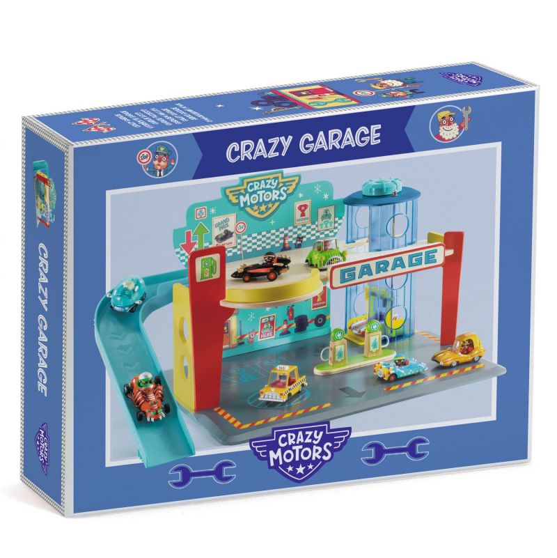 Crazy Motors Garage Djeco Ikaipaka jeux & jouets Royan