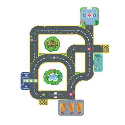 Puzzle UP Géant Ville Djeco Ikaipaka jeux & jouets Royan