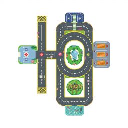 Puzzle UP Géant Ville Djeco Ikaipaka jeux & jouets Royan
