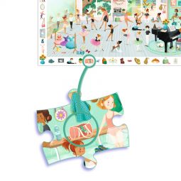 Puzzle 100p L'école de Danse Djeco Ikaipaka jeux & jouets Royan