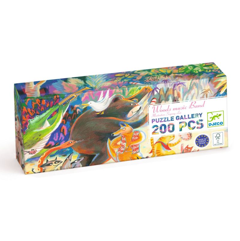 Puzzle 200p Woods Music Band Djeco Ikaipaka jeux & jouets Royan