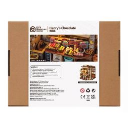 Book Nook Maison Miniature DIY Henry's Chocolate ART BIZNIZ