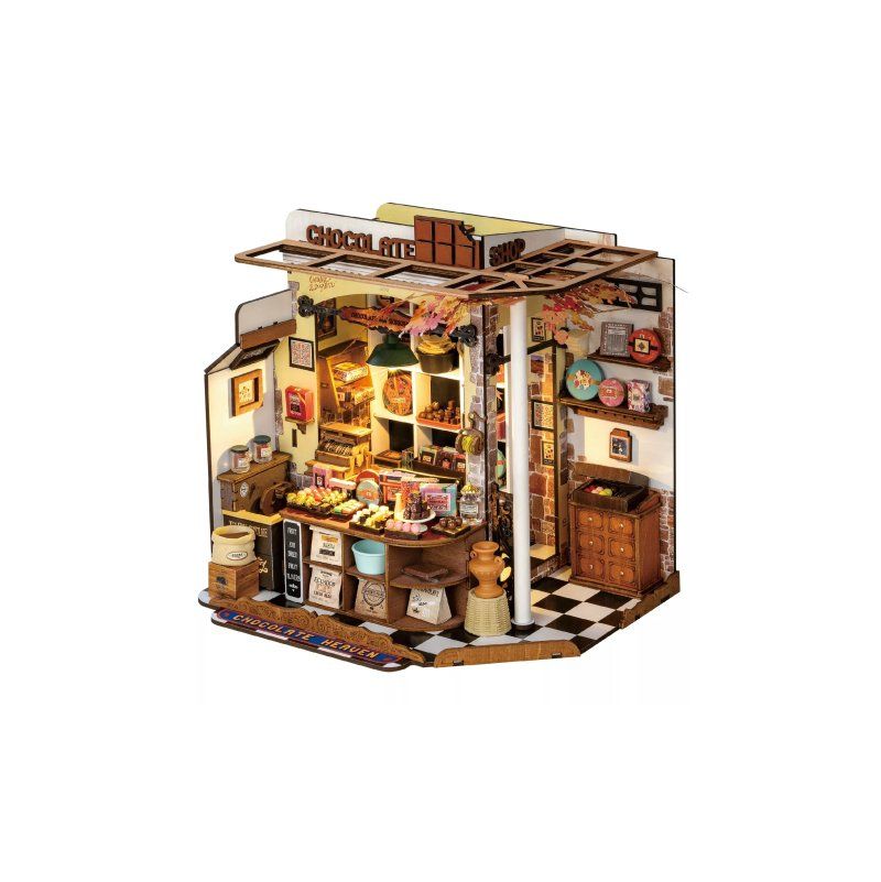 Book Nook Maison Miniature DIY Henry's Chocolate ART BIZNIZ