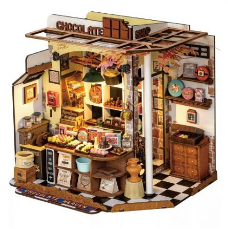 Book Nook Maison Miniature DIY Henry's Chocolate ART BIZNIZ