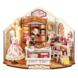 Book Nook Diy maison miniature Elsa Couture ART BIZNIZ Ikaipaka
