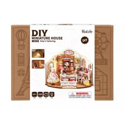 Book Nook Diy maison miniature Elsa Couture ART BIZNIZ Ikaipaka