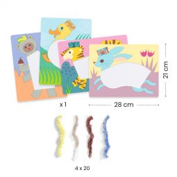 Laine & Scratch Avec un chapeau Djeco Ikaipaka jeux & jouets