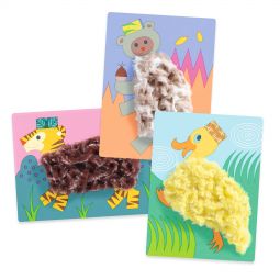 Laine & Scratch Avec un chapeau Djeco Ikaipaka jeux & jouets