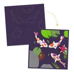 Tableau 3D Au bord de l'eau Djeco Ikaipaka jeux & jouets Royan
