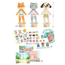 Collage Bonjour Paris Djeco Ikaipaka jeux & jouets Royan
