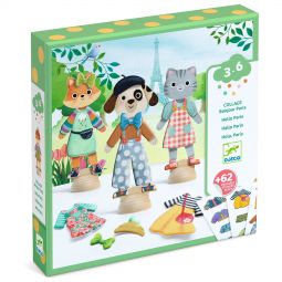 Collage Bonjour Paris Djeco Ikaipaka jeux & jouets Royan
