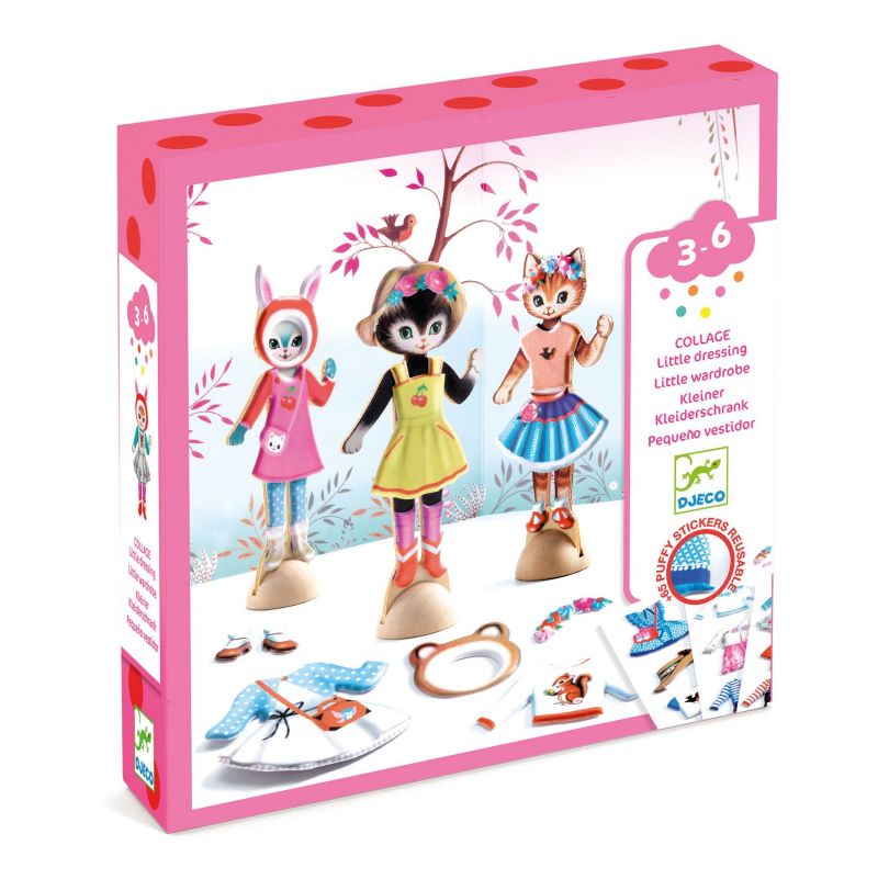 Collage Little Dressing Djeco Ikaipaka jeux & jouets Royan