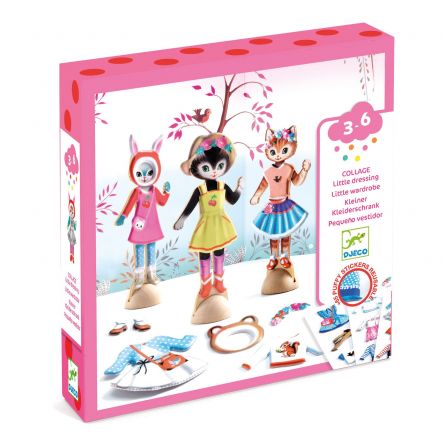 Collage Little Dressing Djeco Ikaipaka jeux & jouets Royan