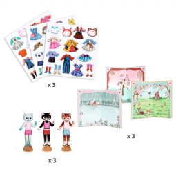 Collage Little Dressing Djeco Ikaipaka jeux & jouets Royan