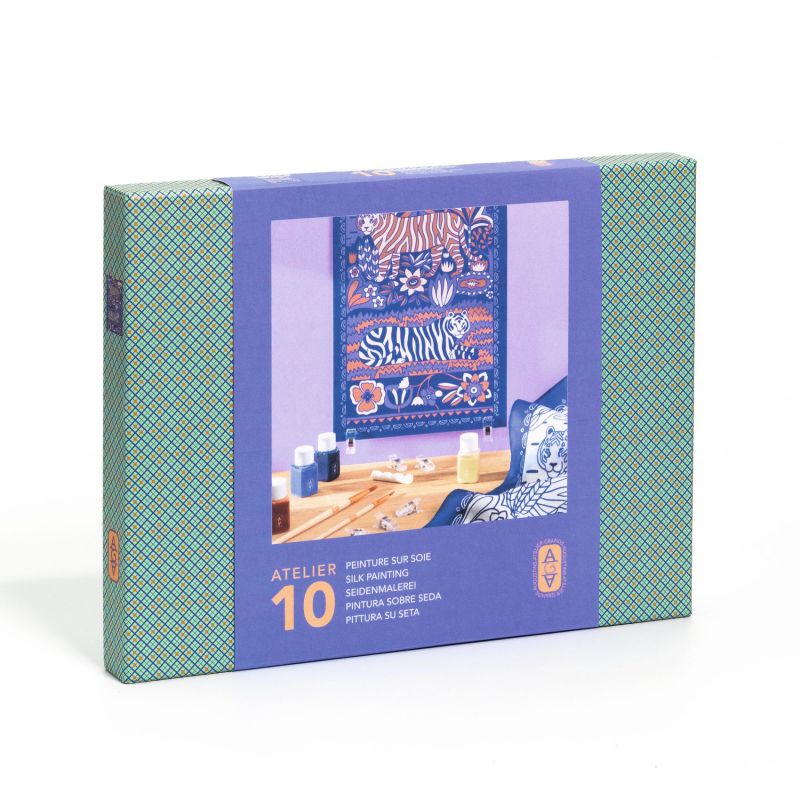 Atelier 10 Peinture sur Soie Djeco Ikaipaka jeux & jouets Royan