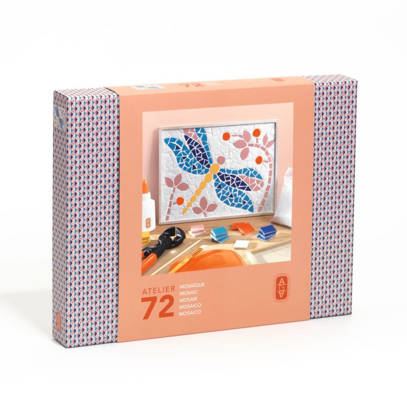 Atelier 72 Mosaïque Libellule Djeco Ikaipaka jeux & jouets Royan