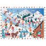 Puzzle 100p Cherche et trouve Sports d'Hiver Sentosphere
