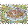 Puzzle 100p Le Château Fort Sentosphere Ikaipaka jeux & jouets