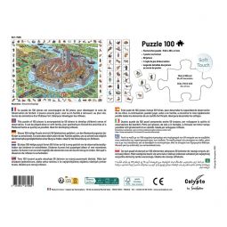 Puzzle 100p Le Château Fort Sentosphere Ikaipaka jeux & jouets