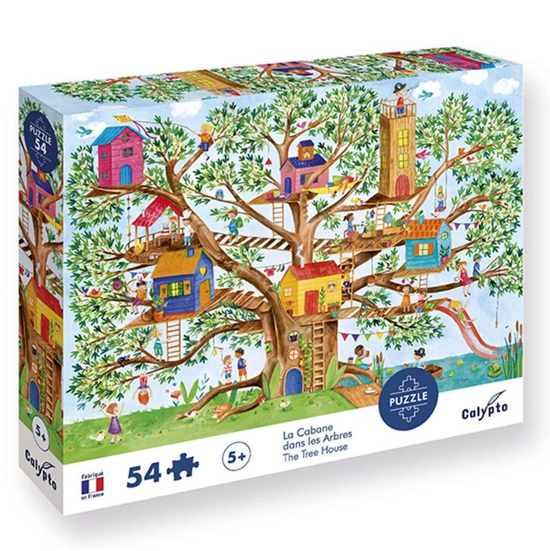 Puzzle 54p La cabane dans les arbres Sentosphere Ikaipaka jeux