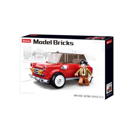 Construction Model Bricks-Sluban - Mini voiture  Ikaipaka jeux