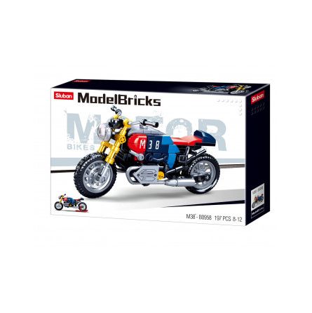 Construction Sluban Café Racer Motorcycle  Ikaipaka jeux &