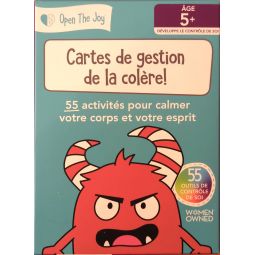 Cartes de gestion de la Colère! Open the Joy Ikaipaka jeux &