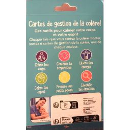 Cartes de gestion de la Colère! Open the Joy Ikaipaka jeux &