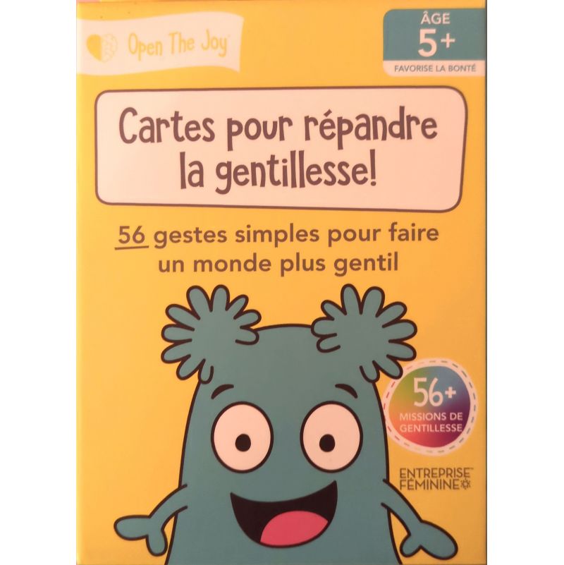 Cartes pour répandre la gentillesse Open the Joy Ikaipaka jeux