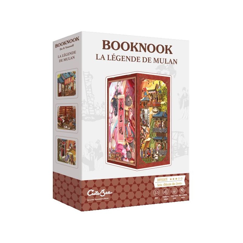 Book Nook DIY La Légende de Mulan  Ikaipaka jeux & jouets Royan