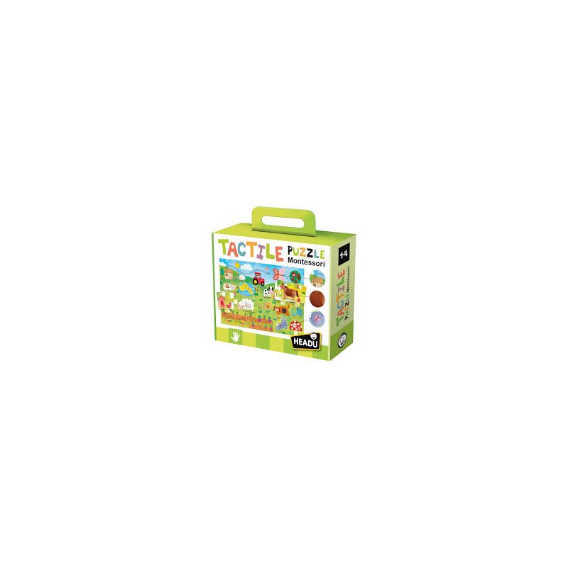 Tactile Puzzle Farm Montessori  Ikaipaka jeux & jouets Royan
