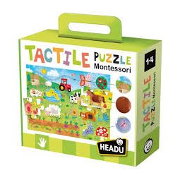 Tactile Puzzle Farm Montessori  Ikaipaka jeux & jouets Royan