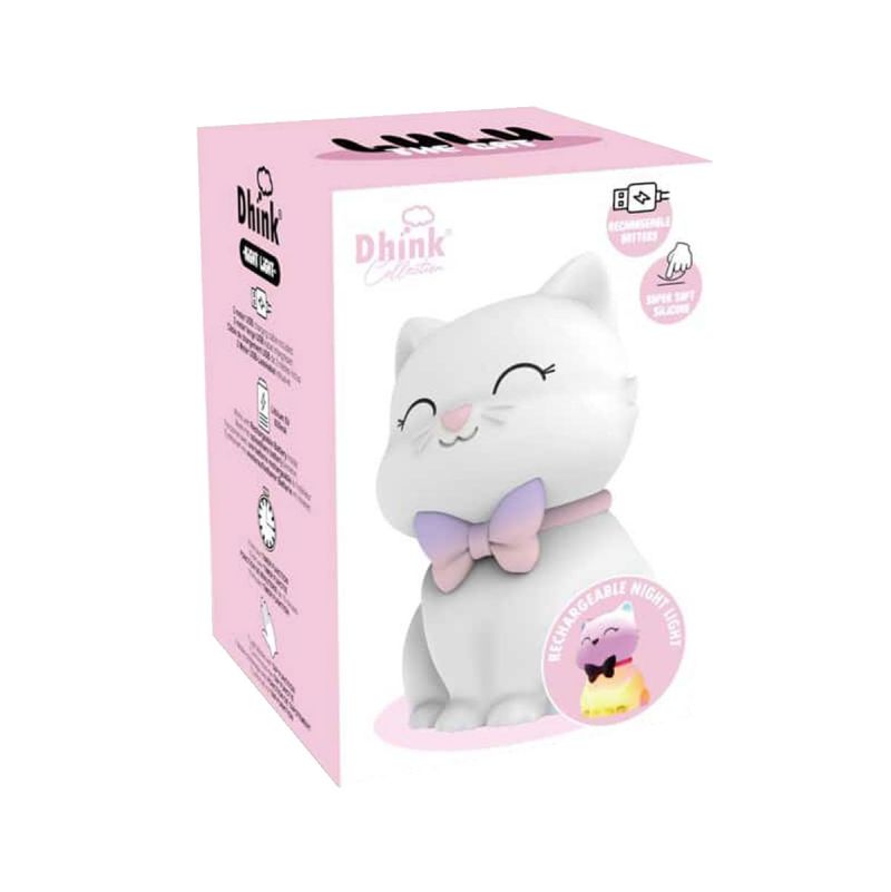Veilleuse rechargeable Lulu la Chatte DHINK Ikaipaka jeux &
