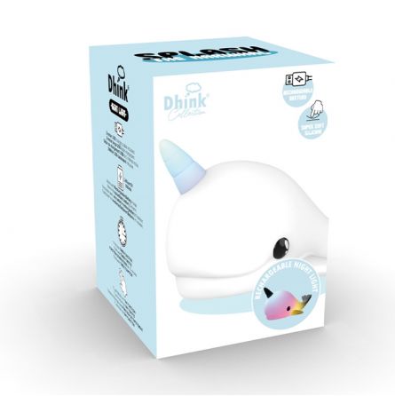 Veilleuse rechargeable Splash le Narval DHINK Ikaipaka jeux &