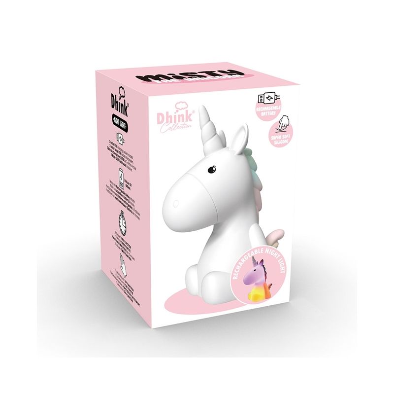 Veilleuse rechargeable Misty la Licorne DHINK Ikaipaka jeux &