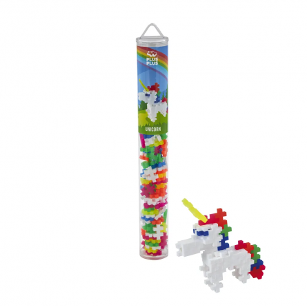 Plus-plus Tube Licorne 100p Plus-Plus Ikaipaka jeux & jouets