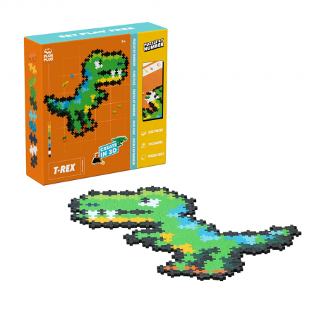 Plus-plus Puzzle T-Rex 250p Plus-Plus Ikaipaka jeux & jouets