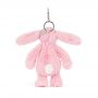 Blushkin Blossom Luxe Bunny Bag Charm Jellycat Jellycat
