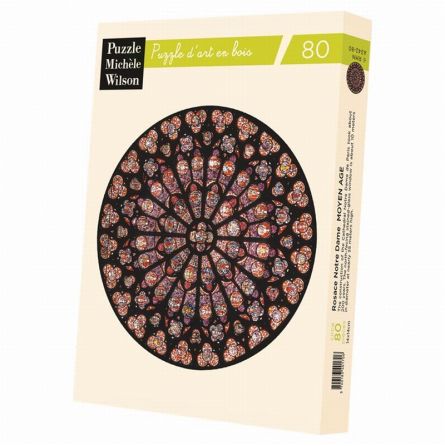 Puzzle Michèle Wilson 80 Rosace Notre Dame Puzzles Michèle