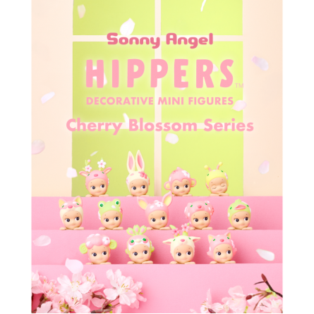 Sonny Angel Hippers Cherry Blossom 2026 BabyWatch Ikaipaka jeux