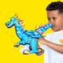 Coloriage gonflable Dragon géant ARA Créative Ikaipaka jeux &