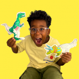 Coloriages Gonflables 2 Dinosaures ARA Créative Ikaipaka jeux &