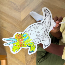 Coloriages Gonflables 2 Dinosaures ARA Créative Ikaipaka jeux &