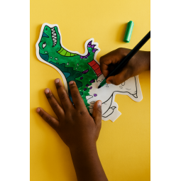 Coloriages Gonflables 2 Dinosaures ARA Créative Ikaipaka jeux &
