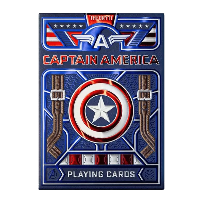 Bicycle carte Theory 11 - Captain America  Ikaipaka jeux &