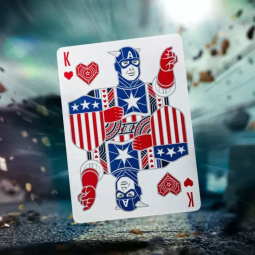 Bicycle carte Theory 11 - Captain America  Ikaipaka jeux &