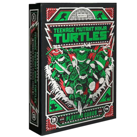 Bicycle carte Theory 11 - Tortues Ninja  Ikaipaka jeux & jouets