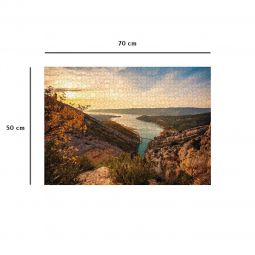 Puzzle 1000p Les Gorges du Verdon Nathan Ikaipaka jeux & jouets